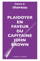 Plaidoyer en faveur du capitaine john brown