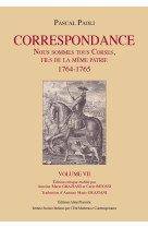 Paoli correspondance volume 7