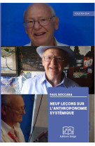 Neuf lecons sur l'anthroponomie systemique