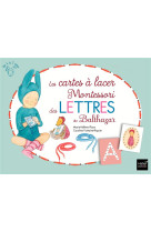 Les cartes a lacer montessori des lettres de balthazar