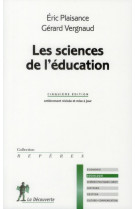 Les sciences de l'education