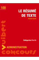 Le resume de texte - categories a, b - entrainement