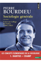 Sociologie generale t.1  -  cours au college de france (1981-1983)