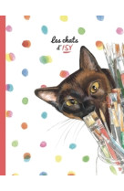 Cahier rouge - les chats d'isy