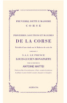 Proverbes, locutions et maximes de la corse - pruverbj, detti e massime corse