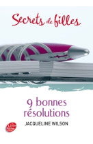 Secrets de filles - tome 1 - 9 bonnes resolutions