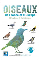 Oiseaux de france et d'europe : 800 especes, 100 chants d'oiseaux