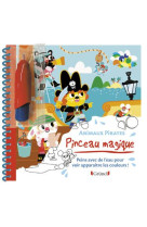 Pinceau magique : animaux pirates