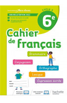 Cahier de francais cycle 3/6e - cahier d'activites - ed. 2022