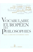 Vocabulaire europeen des philosophies