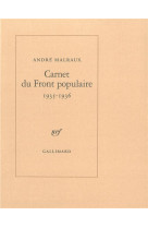 Carnet du front populaire - (1935-1936)