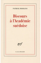 Discours a l'academie suedoise