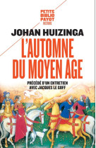 L'automne du moyen age  -  entretien avec jacques le goff