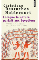 Lorsque la nature parlait aux egyptiens