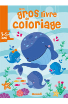 Mon gros livre de coloriage : baleines