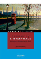 Hu anglais : a handbook of literary terms / introduction au vocabulaire litteraire anglais