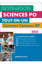 Destination sciences po - concours commun iep 2025 - tout-en-un