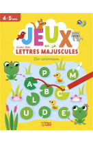 Mes premiers jeux de lettres - jeux avec des lettres majuscules - les animaux