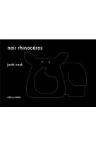 Noir rhinoceros