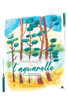 Paysages a l'aquarelle : peinture facile au crayon aquarelle