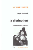 La distinction : critique sociale du jugement