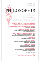 Philosophie 163 dossier canguilhem face a la psychologie - vol163