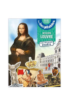 Les incollables - mission louvre - mes enigmes stickers - avec une grande enquete