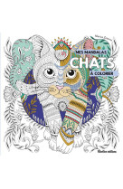 Mandalas a colorier  -  chats