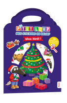 P'tit loup - mes stickers en relief - vive noel