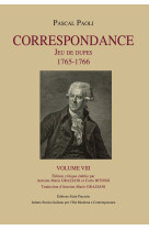 Correspondance : jeu de dupes 1765-1766