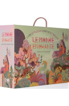 Livre et puzzle cherche et trouve : le monde enchante