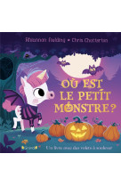 Ou est le petit monstre ? un livre avec des volets a soulever