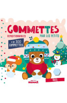 Mon p'tit hemma - gommettes pour les petits - noel (ourson brun) - + de 300 gommettes repositionnabl