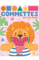 Gommettes pour les petits (lion pasteque)