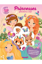 Coup de coeur creations - princesses - stickers 3d - decore tes coloriages avec les autocollants met