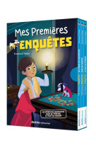 Mes premieres enquetes : coffret vol.4 : tomes 10 a 12 : les pieges du labyrinthe  -  coup de theatre  -  la nuit au manoir