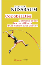 Capabilites - comment creer les conditions d'un monde plus juste ?