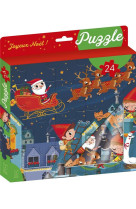 Ma boite a puzzle : 24 pieces : joyeux noel