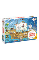 Maxi puzzle les chiens pirates (200 pieces)