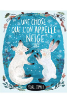 Une chose qu'on appelle la neige