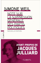 Note sur la suppression generale des partis politiques