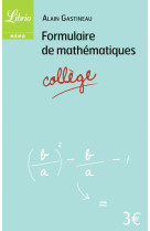 Formulaire de mathematiques-college