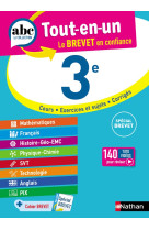 Abc du brevet tout-en-un : toutes les matieres  -  3e  -  special brevet (edition 2023)