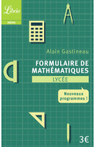 Formulaire de mathematiques (ne)