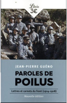 Paroles de poilus - lettres et carnets du front (1914-1918)