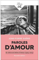 Paroles d'amour - un siecle de lettres d'amour (1905-2005)