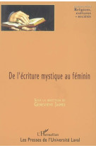 De l'ecriture mystique au feminin