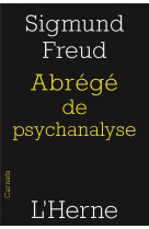 Abrege de psychanalyse