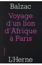 Le voyage d'un lion d'afrique a paris