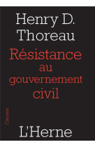 Resistance au gouvernement civil